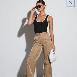 Black and white bodysuit